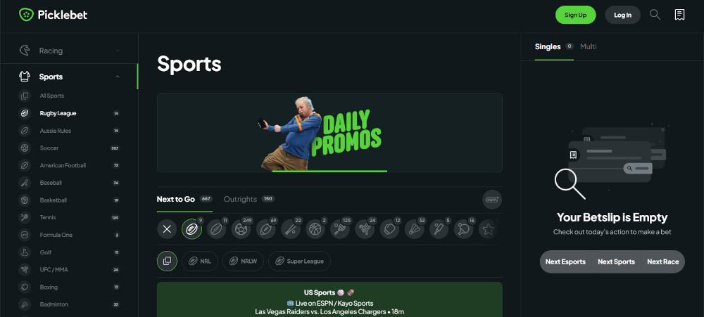 Picklebet website