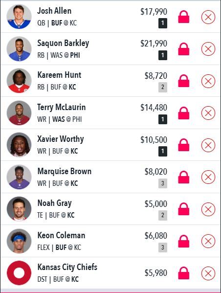 NFL Draftstars Tips